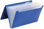 Madrid Papel Clipboard Accordion for Paper A4 Blue 1pcs