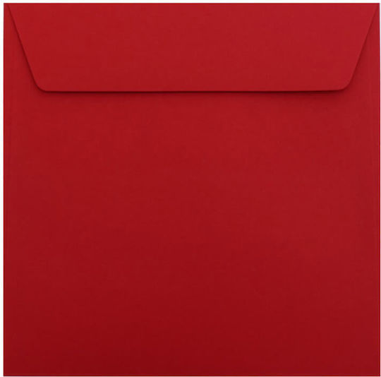 Day4you Umschlag Einladungen 1Stück 17x17cm in Rot Farbe
