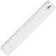 Forpus Ruler Plastic Transparent 20cm