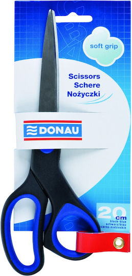 Donau Schere 20cm mit Metallisch Klinge Schwarz 1Stück