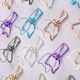 Metallic Clips Multicolour 6pcs