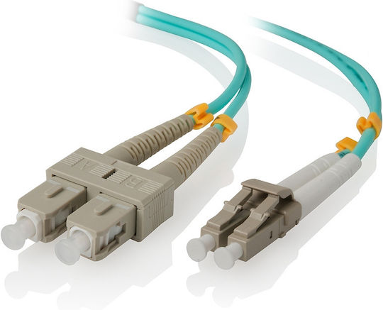 BC Fiber Кабел Оптично Влакно LC-SC 5м Тюркоазен