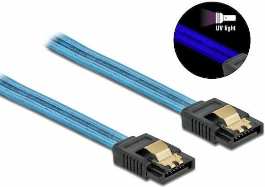 7-Pin SATA III to 7-Pin SATA III Cable 70cm Blue (3696)