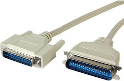 Tele Καλώδιο RS232 25-pin male σε Parallel 36-pin male 10m (JCR-400)