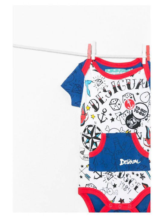 Desigual Set Body pentru Bebeluși Multicolor