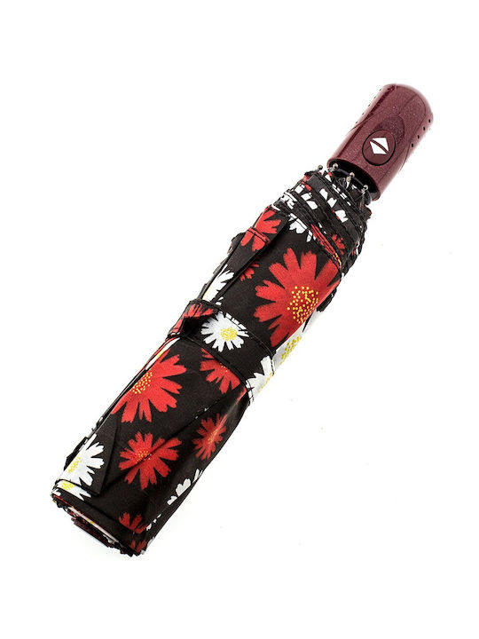 Iris Windproof Automatic Umbrella Compact Red