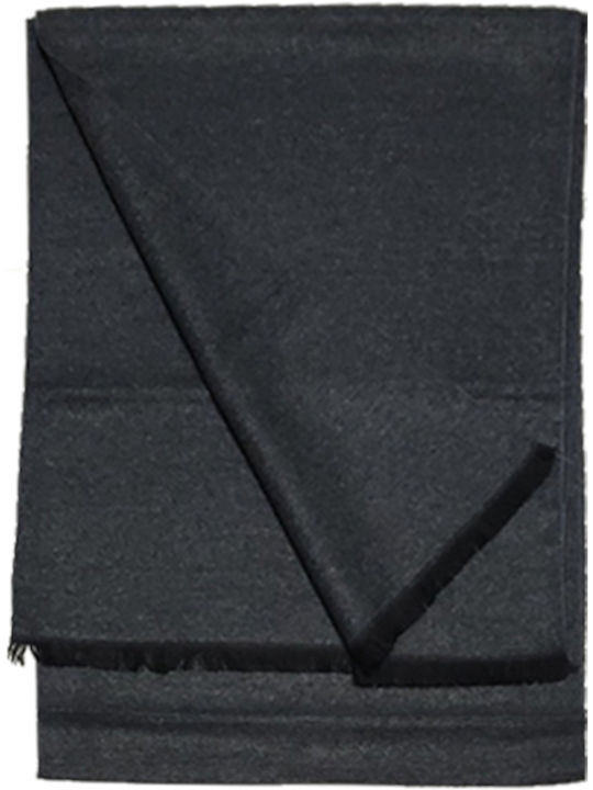 Men's Wool Scarf Black