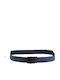Herren Gürtel Stoff Gürtel aus Gewebe Marineblau