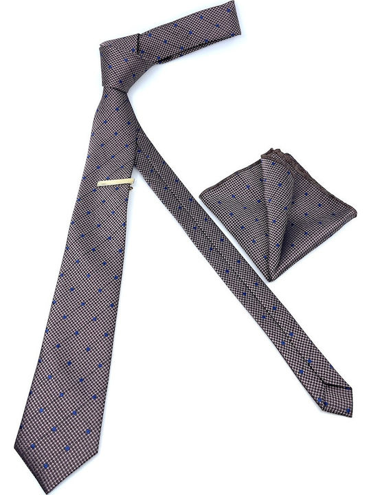 Men's Tie Set Printed Blue
