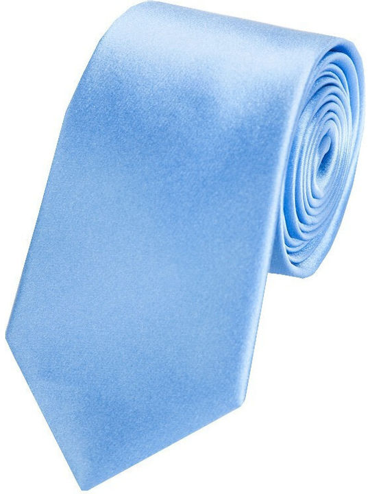 Epic Ties Herren Krawatte Seide Monochrom in Hellblau Farbe