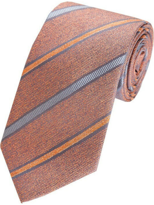 Epic Ties Herren Krawatte Seide Gedruckt in Braun Farbe