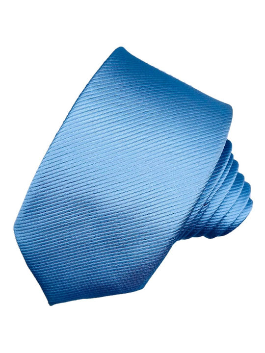 Herren Krawatte Monochrom in Hellblau Farbe