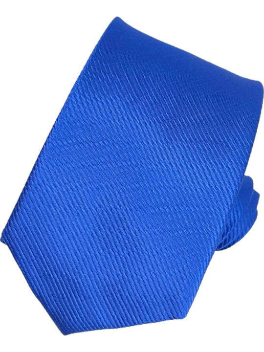 Herren Krawatte Monochrom in Blau Farbe