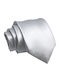 Canadian Country Men's Tie Monochrome Silver