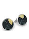 TmWood Ritini Grey Dark Μανικετόκουμπα από Ατσάλι