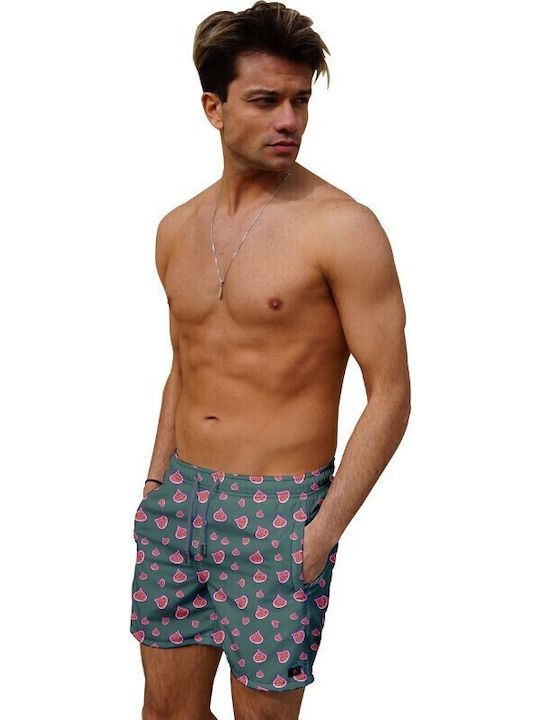 Men's Swimwear Shorts Multicolour with Patterns