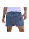 Men's Swimwear Shorts Blue with Patterns
