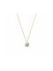 Necklace from Gold 14K with Zircon