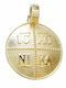 Goldjewels Charm Talisman Constantin Semn Zodiacal Din Aur Galben 14 Carate