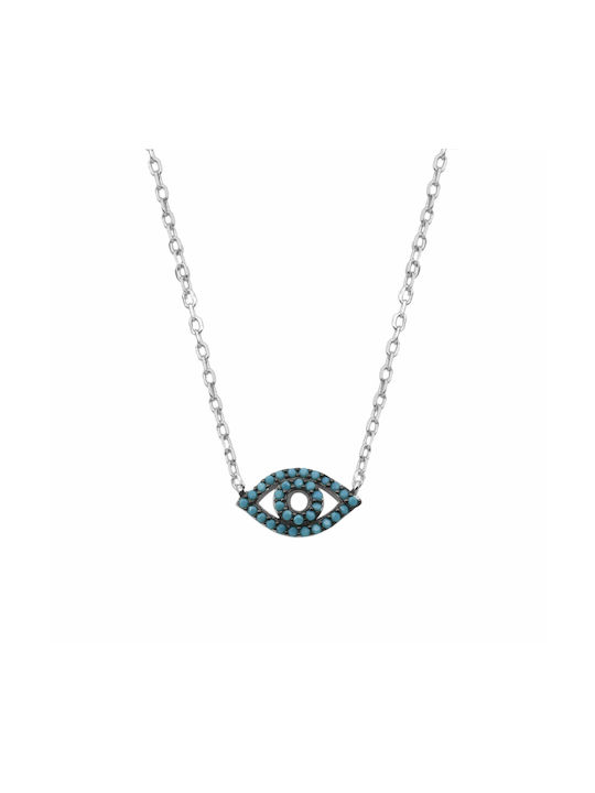 Necklace Eye from Silver