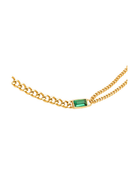 Bohm Necklace from Gold Plated Steel