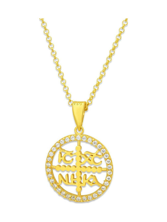 Goldjewels Halskette Konstantin Talisman aus Vergoldetem Silber Goldjewels Halskette Konstantin Talisman aus Vergoldetem Silber