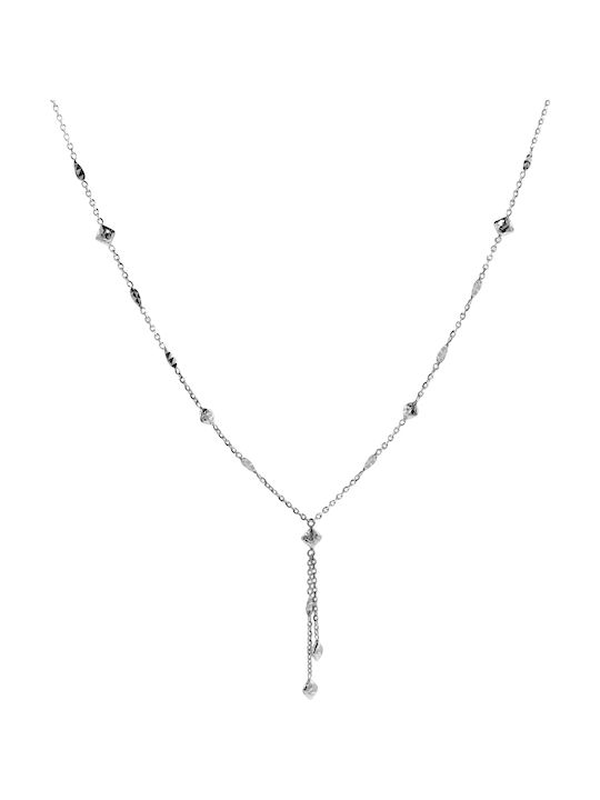 Necklace from White Gold 18k