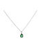 Necklace from White Gold 18k