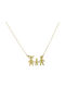 Necklace Family from Gold 14K