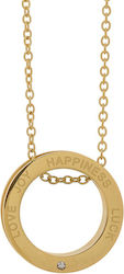 Necklace from Gold Plated Steel