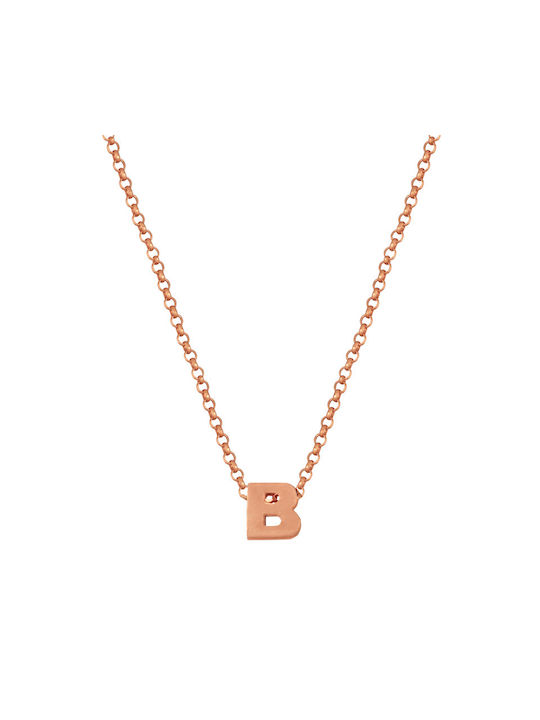 Necklace Monogram from Gold Plated Silver