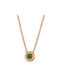 Necklace Eye from Gold Plated Steel