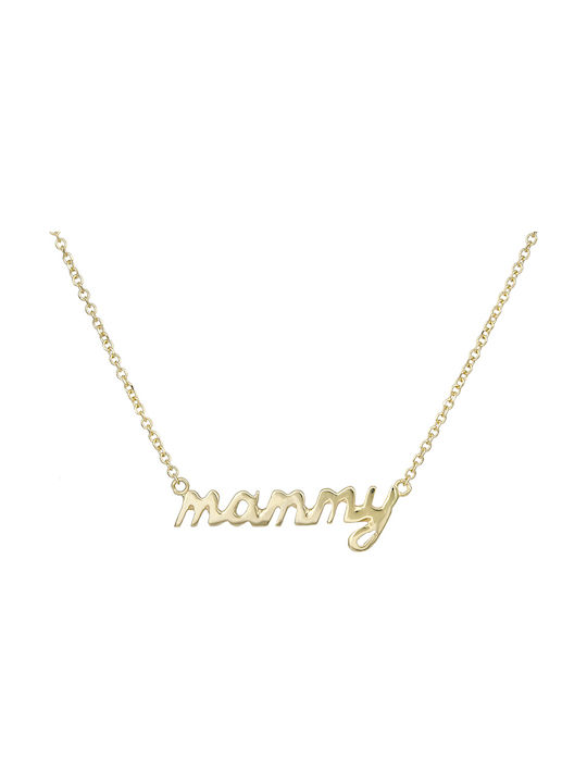 Necklace Mum from Gold 14K