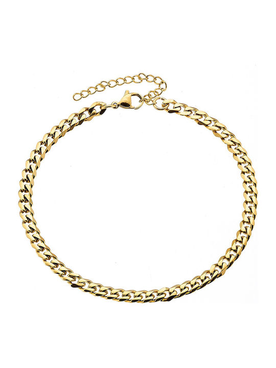 Verorama Vergoldete Fußkette aus Edelstahl 5,2cm