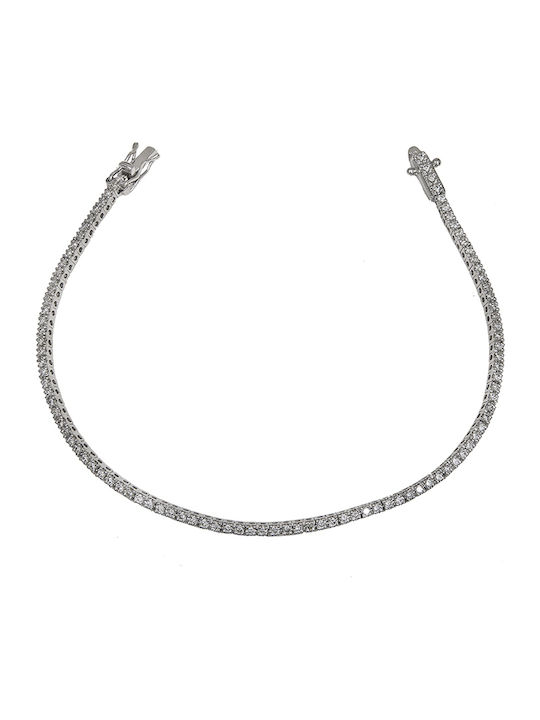 Bracelet Riviera made of White Gold 18K with Diamond