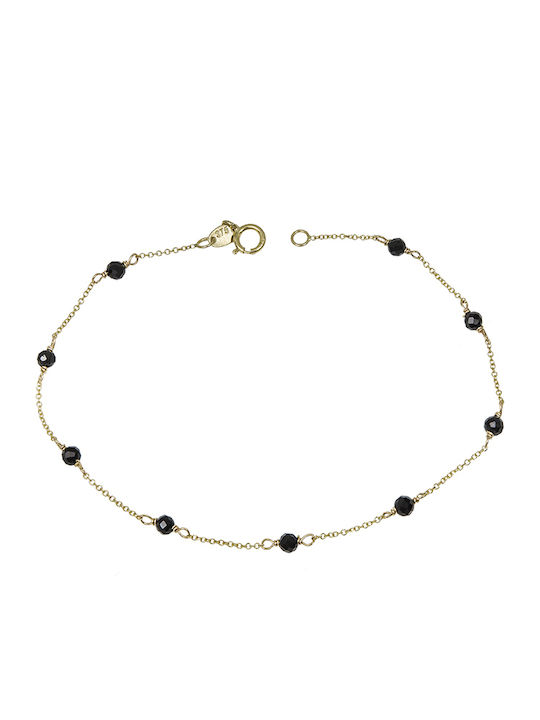 Damen Armband Kette aus Gold 9K