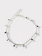 Kosmima1 Fußarmband aus Silber Mehrfarbig