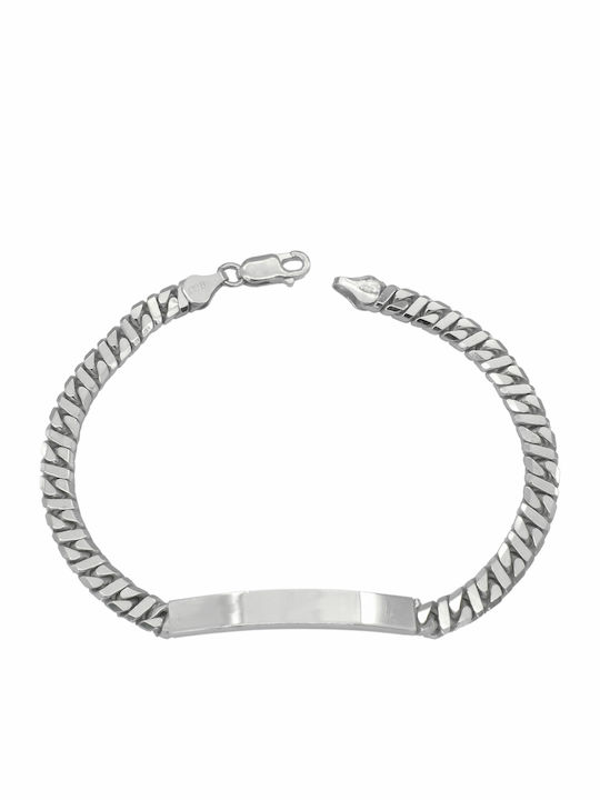 Herren Armband Handschellen aus Silber