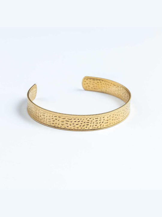 Bracelet Handcuffs made of Steel Gold Plated