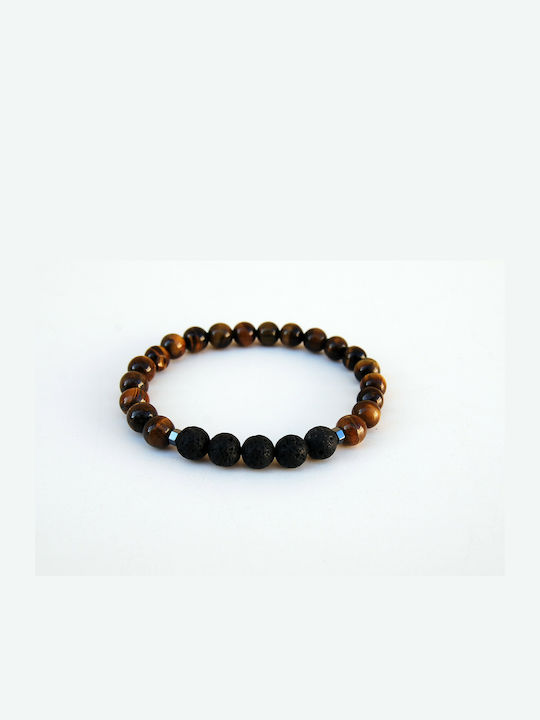 Bracelet with Lava Stones