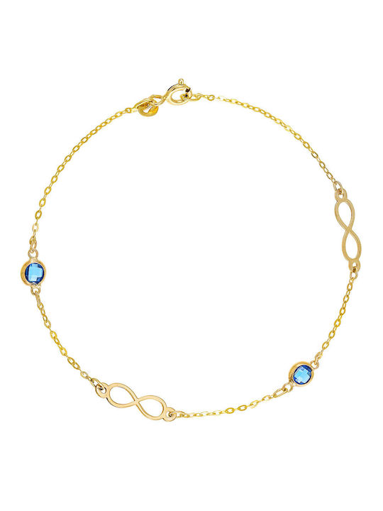 Bracelet Chain made of Gold 14K