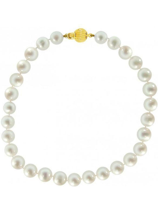 Bracelet made of Gold 14K with Pearls