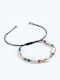 Cuoro Cuoro Fußarmband aus Kabel Mehrfarbig