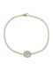 Bracelet Rosette made of Gold 14K with Zircon