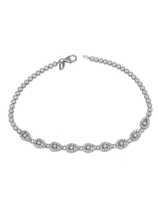 Bracelet Riviera made of White Gold 14K