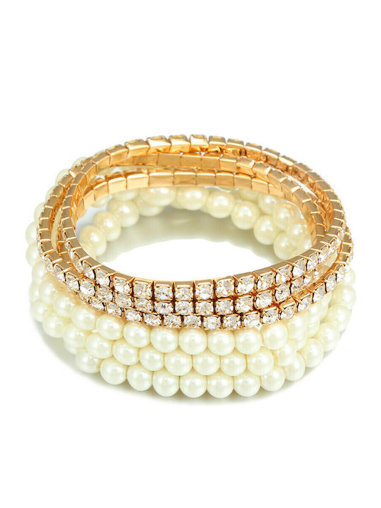 Bracelet Set with Pearls