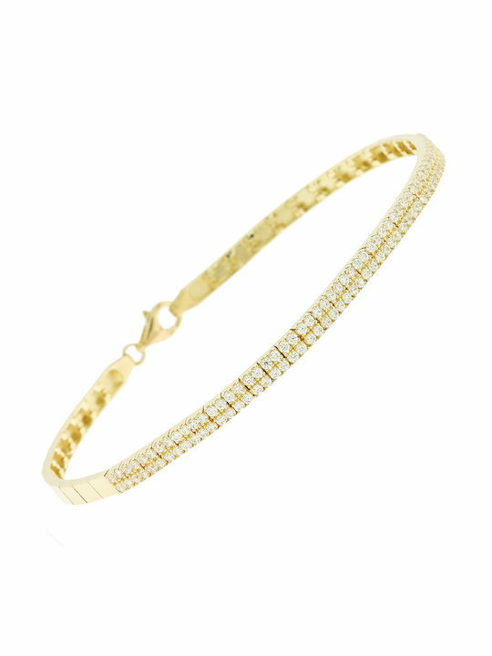 Damen Armband Kette aus Gold 14K