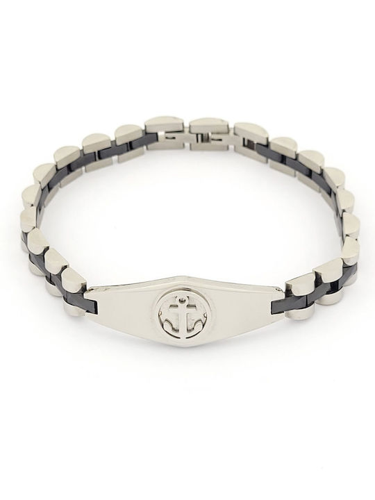 Kirkikosmima Bracelet with design Anchor made of Steel