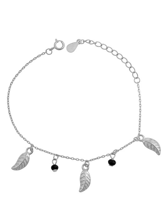 Damen Armband Fußkettchen aus Silber