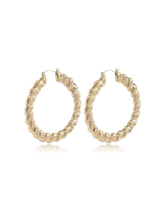 Earrings Hoops Gold Plated